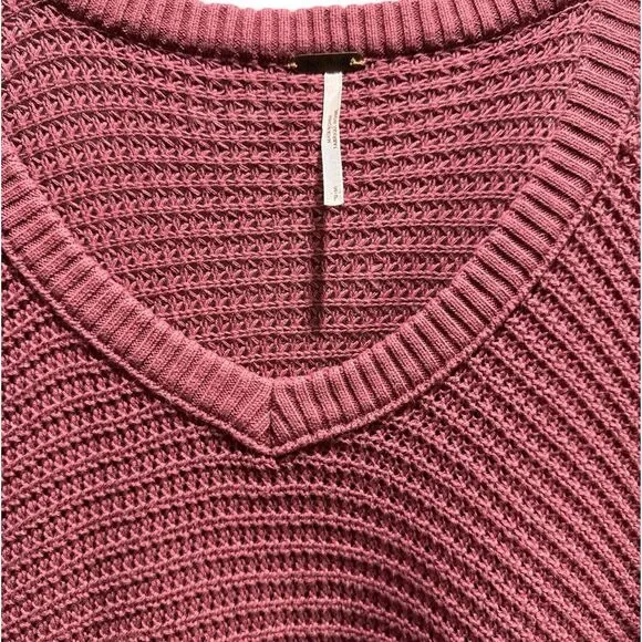 FREE PEOPLE Moonshine Cold Shoulder Sweater Size Small - Picture 5 of 7